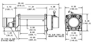 Warn series 6 maat