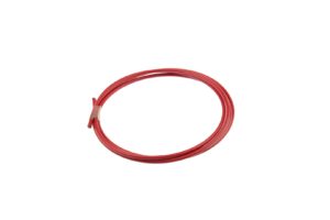 Omspoten staalkabel rood
