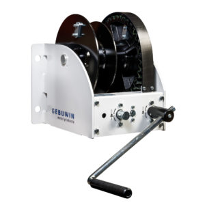 Wormwiel lier 2000 - 5000 kg met vrijloop en rem