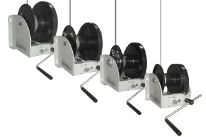 Wormwiel lier 2000 - 5000 kg met vrijloop en rem