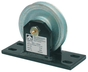 Haacon kabelschijfstoel 100mm verzinkt 500 kg